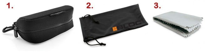 Sportowe czarne okulary BLOC FOX X760